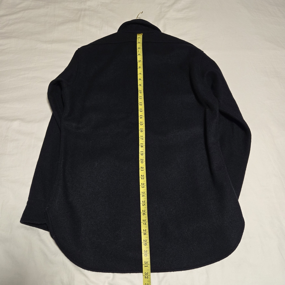 Pendleton 100% Virgin Wool Jacket, Heavy Shirt, Size M, Navy - Picture 11 of 12